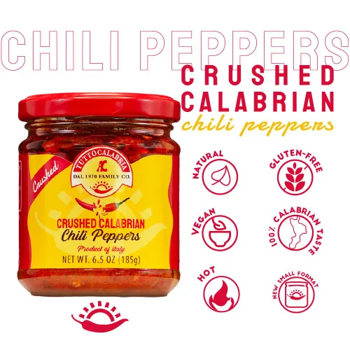 Vista 3 de TUTTOCALABRIA Chili Calabrian Picado en Tarro de Vidrio 6.5 oz (185 g)