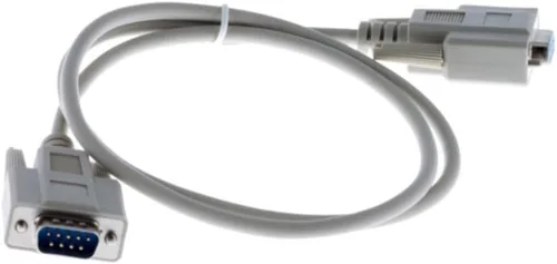 Vista 4 de DB9 macho a hembra Serial Cable de extensión, 3 ft