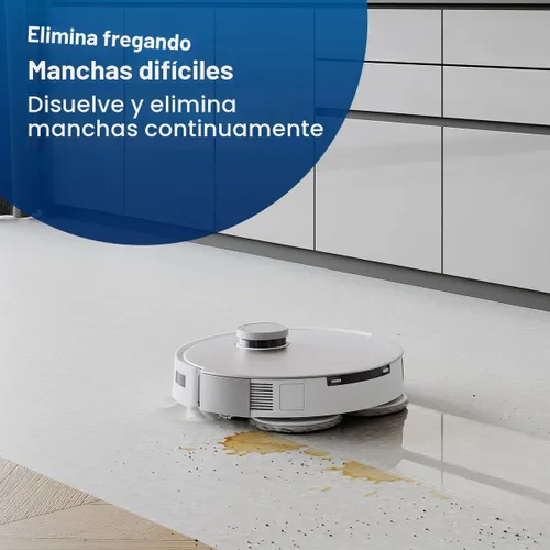 Vista 2 de ECOVACS Almohadillas lavables para trapear 4 unidades, para modelos DEEBOT X1Series Omni, color gris