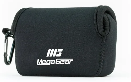 Vista 3 de Megagear Canon Powershot Sx730 Hs, Sx720 Hs, Sx710 Hs, G16, G15 Funda de neopreno ultra ligera para cámara, con mosquetón, color negro - MG1245