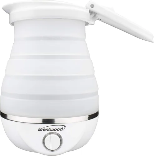 Vista 9 de Brentwood Appliances KT-1508BK - Hervidor de viaje plegable de doble voltaje de 0.85 cuartos de galón (negro), 0.85Q