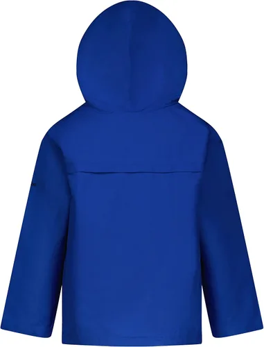 Vista 4 de LONDON FOG Conjunto de traje de lluvia impermeable para niños con capucha y pantalones de salpicaduras