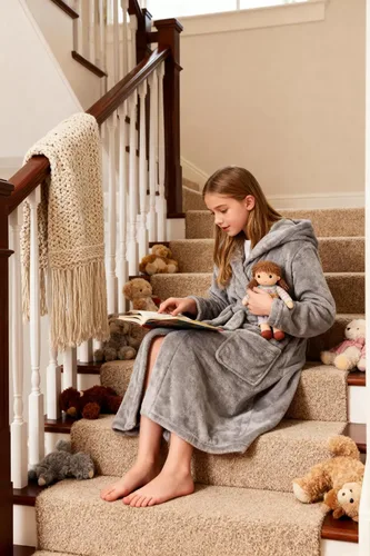 Vista 50 de E.W Apparel Bata de baño de forro polar con capucha para niños, bata suave y mullida para niños pequeños