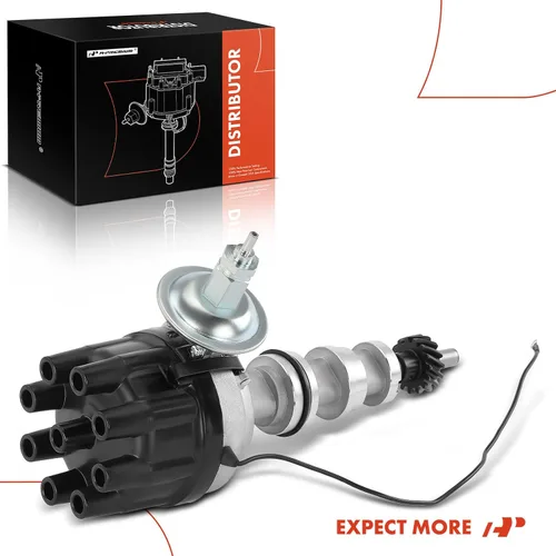 Vista 9 de A-Premium Distribuidor de encendido con tapa y rotor compatible con Ford F-100, F-250, F-350, Mustang, Galaxie, LTD, Skyliner, M-400, Victoria & AC