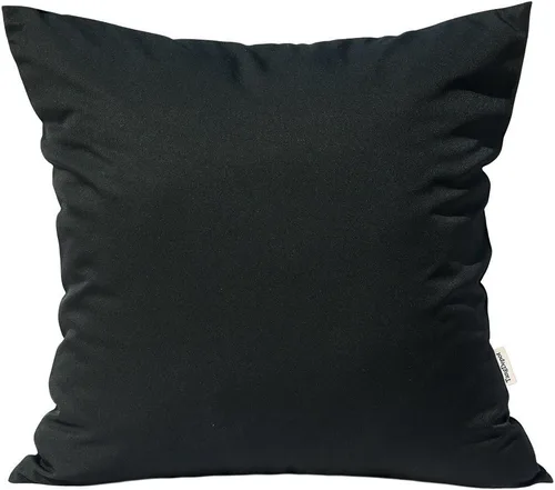 Vista 6 de TangDepot Fundas de almohada sólidas de seda sintética duradera, fundas de almohada cuadradas decorativas, fundas de almohada para interiores y Azul