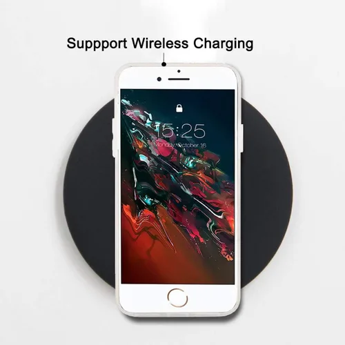 Vista 4 de J.west Funda para iPhone 8 Plus, iPhone 7 Plus, de lujo, centelleante, de TPU, cubierta trasera de silicona TPU transparente y suave, para niñas