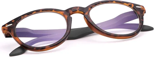 Vista 2 de Lentes de lectura multifocales progresivas para hombres y mujeres, con bloqueo de luz azul, multienfoque, lectores de computadora, ultraligeros, sin