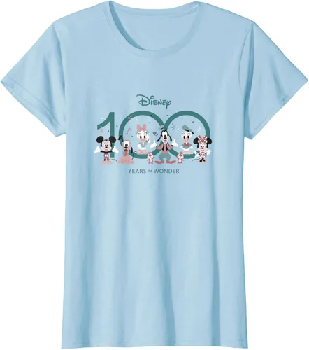 Vista 21 de Disney 100 Years of Wonder Mickey & Pals Muted Cute D100 Camiseta, Negro