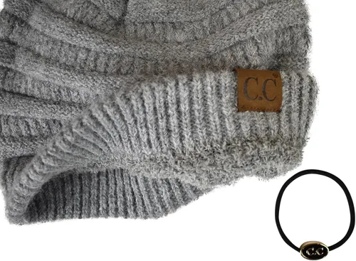 Vista 449 de C.C Trendy Warm Chunky Soft Stretch Cable Knit Beanie