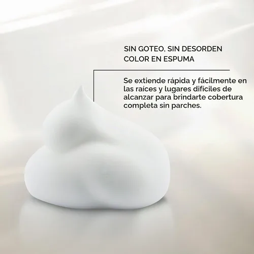 Vista 3 de John Frieda Color de Espuma de Precisión, Negro Azulado 2A, Kit de Coloración Capilar de Cobertura Completa, Cobertura Anti-Desvanecimiento de 2A