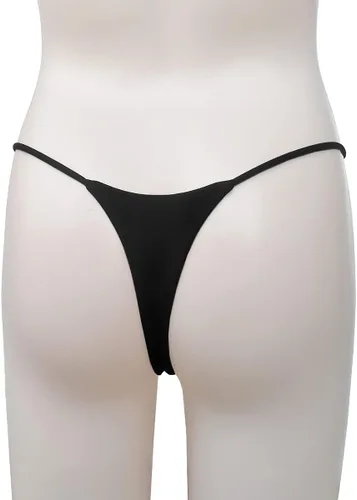 Vista 5 de Tanga sin costuras para mujer, ropa interior de tentación de cintura alta
