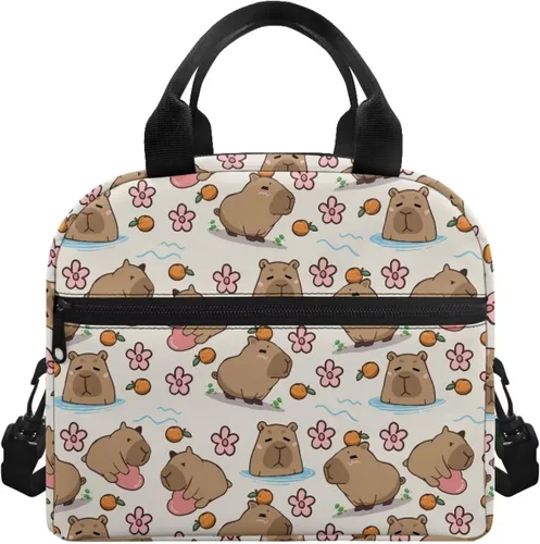 Vista 51 de doginthehole Bolsa de almuerzo portátil de teñido anudado azul, bolsa de almuerzo, organizador reutilizable, hielera para adultos, al aire libre