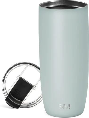 Vista 34 de Simple Modern Taza de café de viaje Tumbler con tapa abatible Reutilizable, aislada, de acero inoxidable, taza de café helado Cold Brew, termo