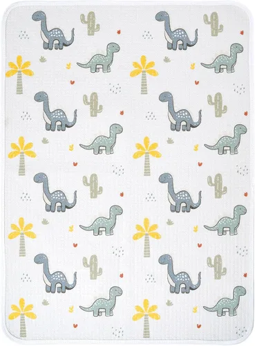 Vista 12 de haakaa Forros impermeables para cambiador (1 unidad, 19.7 x 27.5 pulgadas, flor de miel) Reusable Waterproof Baby Changing Mat with 100% Cotton