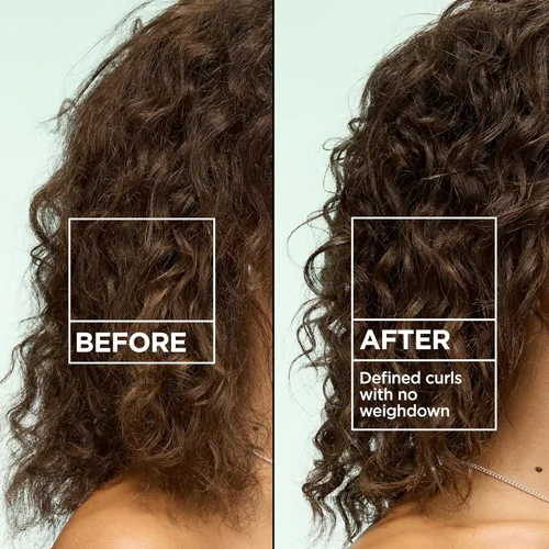 Vista 4 de Garnier Fructis Curl Construct Creation Mousse, el activador de rizos proporciona control de encrespamiento, sujeción duradera y sin