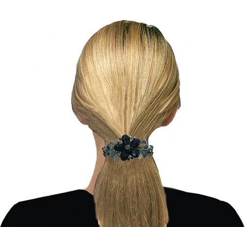 Vista 5 de Paquete de docenas de pasadores grandes jcgy con cristales brillantes, pinzas para el cabello gruesas, 1 unidad de 12 colores, 0052-D