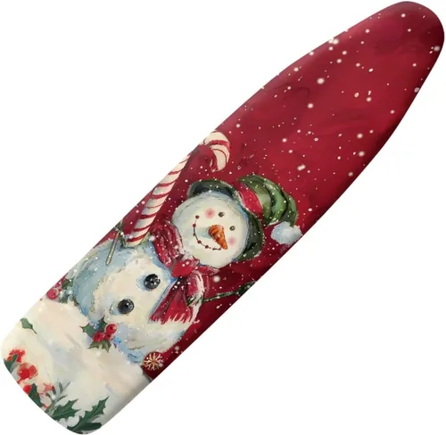 Vista 25 de Funda floral a prueba de arañazos para tablas de planchar de tamaño estándar, reflectante, con 3 ganchos y bucles para decoración de tablas de 15 x