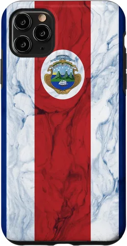 Vista 13 de Bandera de Costa Rica y fondo elegante - Funda del orgullo costarricense para iPhone 17