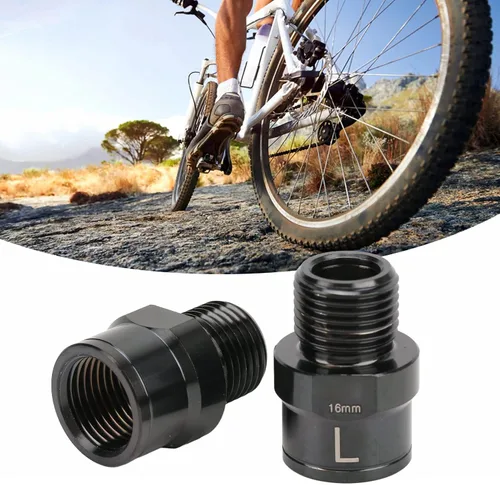 Vista 3 de Extensor de pedal, pedal de aleación de 0.630 in/0.6 pulgadas, eje de extensión universal para bicicletas de montaña, bicicletas de carretera BMX