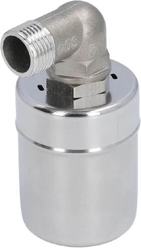 Vista 3 de Válvula de flotador de control automático de nivel de agua, válvula de flotador de agua de acero inoxidable 304 con apagado automático DN15