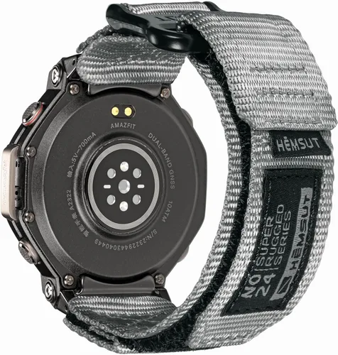 Vista 15 de SMITHA Correas de reloj compatibles con Amazfit T-Rex, T-Rex PRO, T-Rex 2, T-Rex 3 o T-Rex 3 PRO (1.890 in)/(1.732 in), T-Rex Ultra 1/2, correa Negro