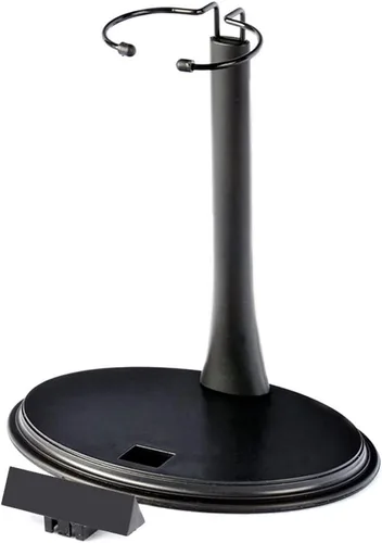 Vista 2 de 5 Uds Muñecas Soporte Soporte de Plástico Figura de Acción Soporte Escala 1/6 Ajustable en Forma de Anillo Figuras de Acción Pantalla Base Negro
