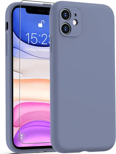 Vista 25 de Goodon Funda para iPhone 11 Pro con protector de pantalla - Protección mejorada de la cámara - Forro de microfibra suave - Funda protectora