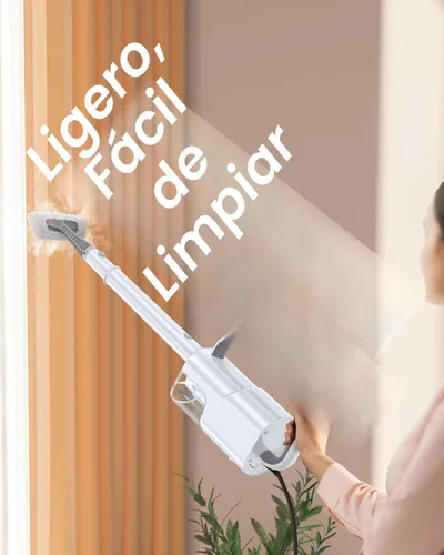 Vista 7 de LABIGO Trapeador de vapor 10 en 1 con limpiador de vapor de mano desmontable, tanque de 350ml, calentamiento en 10s, limpiador de vapor de 248°F