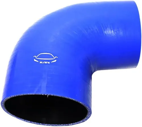 Vista 29 de Manguera de silicona reforzada de 4 capas de alto rendimiento de 2"-2.25" ID codo reductor acoplador de 90 grados para turbo/intercooler/tubería