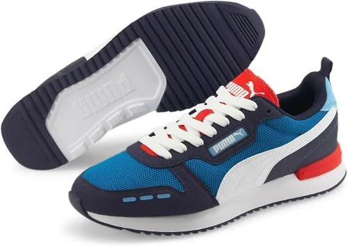 Vista 3 de PUMA Tenis R78 para mujer NegroBlanco