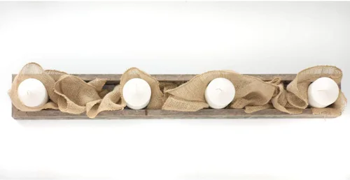 Vista 7 de BARNWOODUSA Caja de madera rústica para centro de mesa en estilo granja, decoraciones para comedor, decoración para el hogar, decoración para mesa