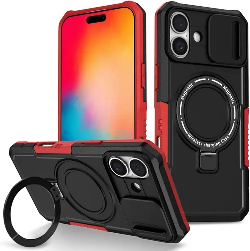 Vista 74 de Funda magnética para iPhone 11, soporte de anillo con ventana corrediza, funda protectora mate a prueba de golpes para iPhone 11 6.1, fundas
