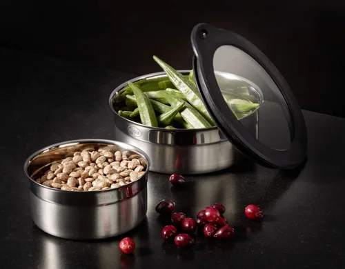 Vista 3 de Rösle Universal Cookware - Tapa para cuenco de vidrio, 4.7 pulgadas, transparente