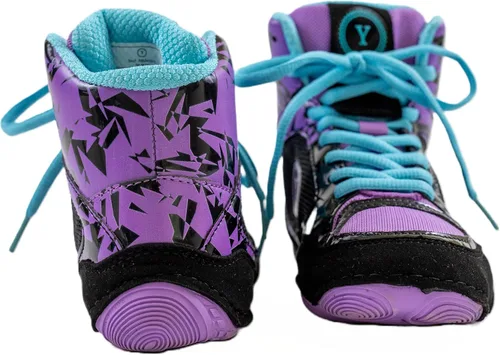 Vista 5 de Yes! Athletics Wrestling Shoes for Women and Youth Girls, 100% Anti-Slip Hi-Poly Rubber Sole Boxing Shoes for Women, Lightweight and Breathable