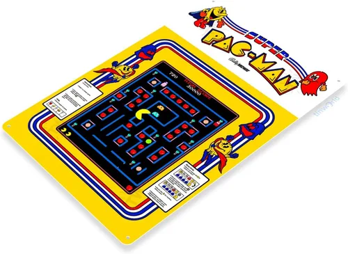 Vista 2 de Tinworld Cartel de hojalata: Super Pacman Arcade Sign Game Room Sign Shop Marquesina Retro Classic Gaming console C756