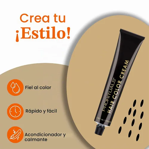 Vista 5 de Prorituals Crema para el cabello PLATINUM ASH PEARL BLONDE (10 NP)/ 10.102
