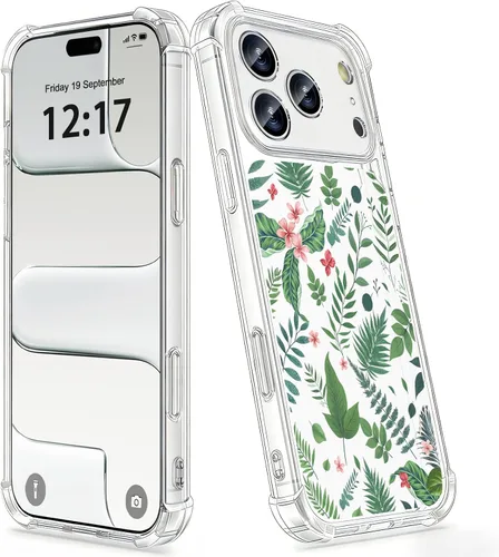 Vista 12 de OOZ Funda de cristal para iPhone 11 Pro (2019) de 5.8 pulgadas, bonita funda protectora transparente, seductor patrón de mariposa morada, suave a