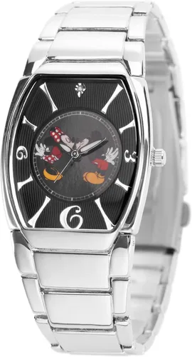 Vista 5 de Disney Mickey Mouse - Reloj analógico de cuarzo para adultos, Negro, Movimiento de cuarzo