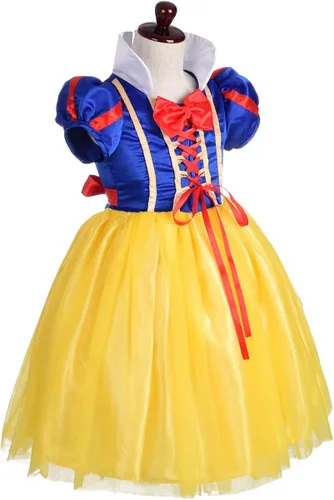 Vista 3 de Lito Angels Disfraz de princesa para niñas pequeñas, disfraz de Halloween con diadema