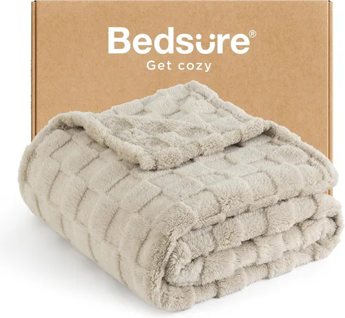 Vista 55 de Bedsure GentleSoft - Manta verde salvia para sofá, manta de forro polar a cuadros, regalos de Navidad para mujeres, hombres y niñas, bonita manta