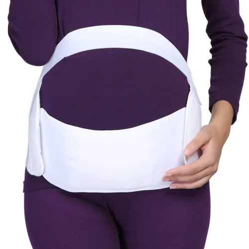 Vista 5 de NEOTech Care Cinturón de soporte para embarazo de maternidad, espalda, abdomen, banda para el vientre (color carbón, M)