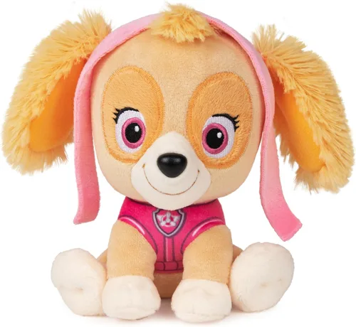 Vista 10 de GUND - Peluche oficial de PAW Patrol Everest en uniforme de rescate en nieve característico, animal de peluche para edades de 1 y en adelante, 15,2