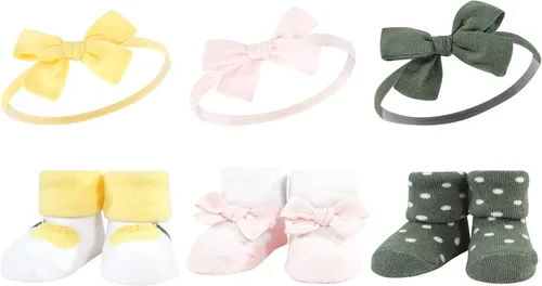 Vista 69 de Hudson Baby Conjunto de regalo de diadema y calcetines para niña