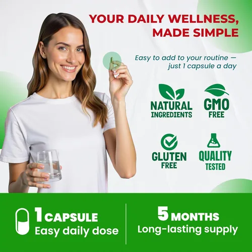 Vista 6 de Superfood Greens 18 en 1 - con frutas, verduras y hierbas - Moringa, alfalfa, manzana, espinatch, plátano, fresa, aumenta la energía, la inmunidad