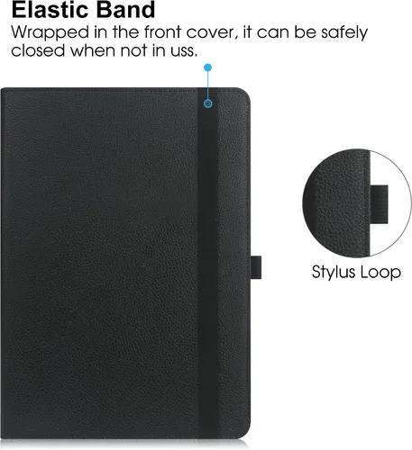 Vista 7 de Funda universal para tableta de 9, 9.7, 10.1, 10.5, 10.9 y 11 pulgadas con teclado, funda con teclado Bluetooth inalámbrico extraíble y soporte