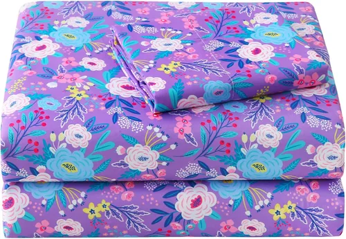 Vista 18 de Viviland 3 Pieces Boys Twin Sheets Set Kids, Baseball Printed Sheets