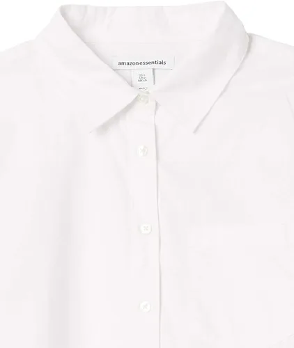 Vista 6 de Tienda Essentials - Camisa de popelina de manga 34 para mujer