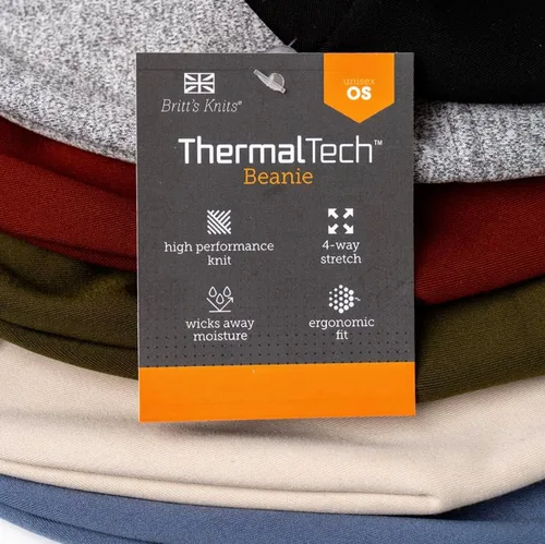 Vista 2 de Britts Knits ThermalTech - Gorro de invierno cálido con forro polar para hombres y mujeres talla única