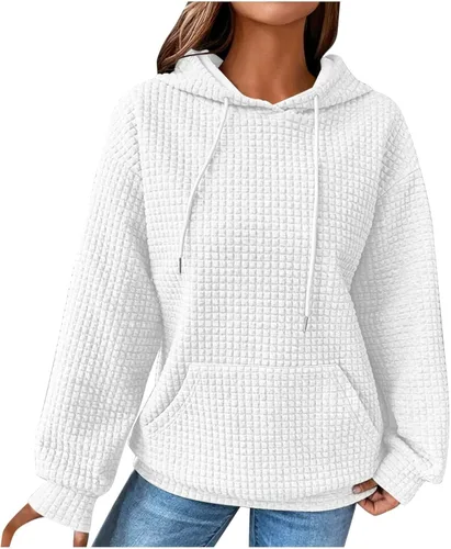 Vista 115 de SHAOBGE Sudaderas con capucha de gran tamaño para mujer, sudaderas con capucha para entrenamiento, suéteres casuales y cómodos trajes de moda