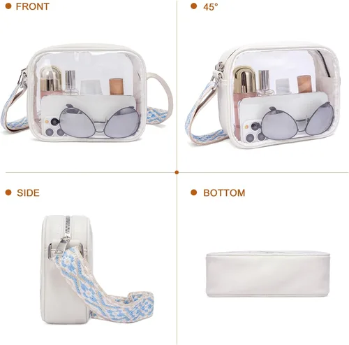 Vista 6 de CLUCI Bolsos para mujeres, bolsos cruzados para mujeres, bolso cruzado, bolso cruzado con correa ancha ajustable